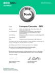 Ecobau Zertifikat Cemspan Cemcolor PEFC Akustikbekleidung 202206.11384